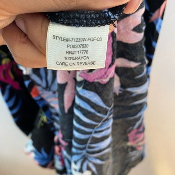 Lovestitch Tropical Print Halter Keyhole Dress S/M - Picture 7 of 8